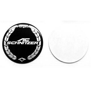 กรุณาวัดขนาดก่อนสั่งซื้อ ราคาต่อ 1 ชิ้น สติกเกอร์อลูมิเนียม  AC SCHNITZER ขนาด 47mm.(4.7cm.) สติกเกอร์ แบนเรียบ Aegether