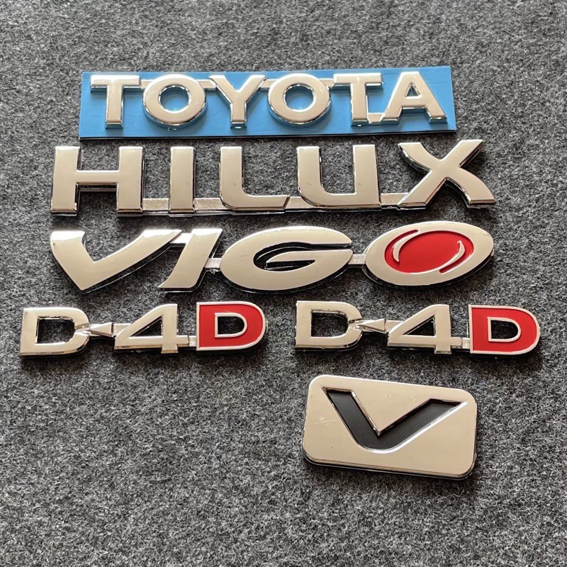 โลโก้-toyota-hilux-vigo-d4d-v-จำนวน-6-ชิ้น