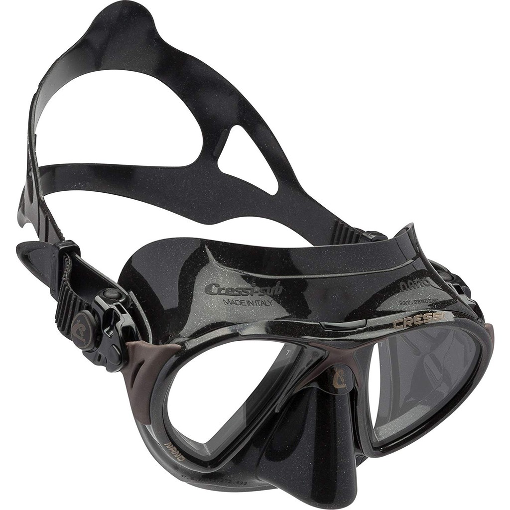 cressi-professional-nano-mask-black-frame-หน้ากาก-หน้ากากดำน้ำ-หน้ากากดำน้ำลึก-หน้ากากดำน้ำฟรี-ไดฟ์-อุปกรณ์ดำน้ำ