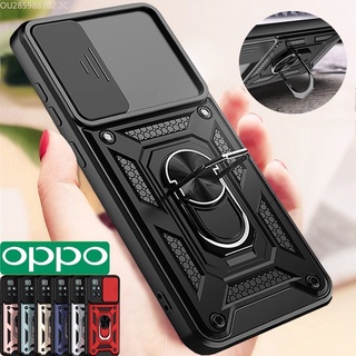 เคสโทรศัพท์มือถือ กันกระแทก ป้องกันกล้อง พร้อมแหวนแม่เหล็ก สําหรับ OPPO CPH1909 CPH1931 CPH2059 CPH2083 CPH2349 CHP2365 CPH2375 RMX1811 RMX2020 RMX3511