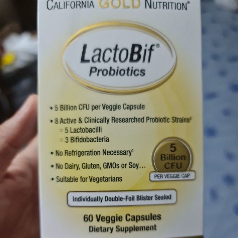 โปรไบโอติก, LactoBif Probiotics, 5 & 30 billion CFU, 60แคปซูล | Shopee ...