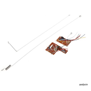 Aod 4CH Rc รีโมทคอนโทรล 27MHz วงจร Pcb เครื่องส่งสัญญาณและบอร์ดรับสัญญาณพร้อมเสาอากาศวิทยุสําหรับรถบรรทุกของเล่น