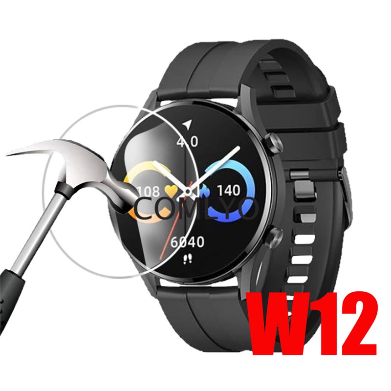 xiaomi-imilab-w12-ฟิล์มกระจกนิรภัยกันรอยหน้าจอ-hd-ใส-การ์ดสมาร์ทวอทช์-ฟิล์มแกร่ง