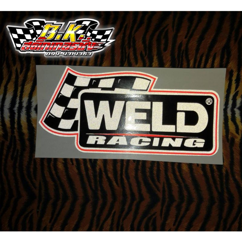 สติกเกอร์-สะท้อน-แสง-weld-racing