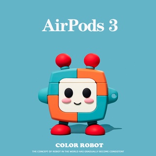 เคสหูฟัง ลายการ์ตูนหุ่นยนต์น่ารัก สําหรับ AirPods3gen AirPods3 AirPods3 AirPods2gen 2021