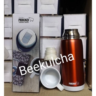 🔥🔥🔥Nikko กระติกน้ำ stainless steel เก็บร้อนและเย็น  ของแท้ค่ะขนาด 380  ML.