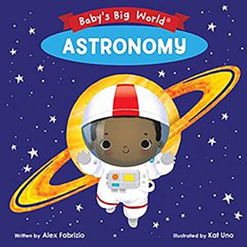 หนังสือเด็ก-babys-big-world-astronomy-ภาษาอังกฤษ-101-stem-baby-university-loves-science-planet-board-book-for-babies