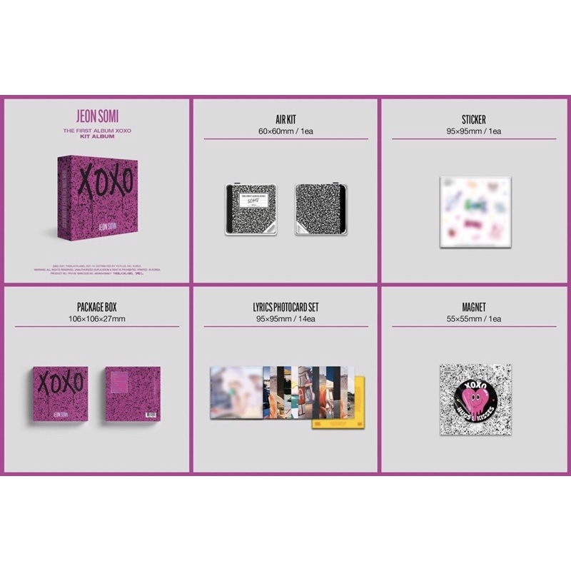 ภาพสินค้าอัลบั้ม JEON SOMI 1st ALBUM XOXO  + ของแถม YG/KTOWN4U จากร้าน seesom_kpop บน Shopee ภาพที่ 3