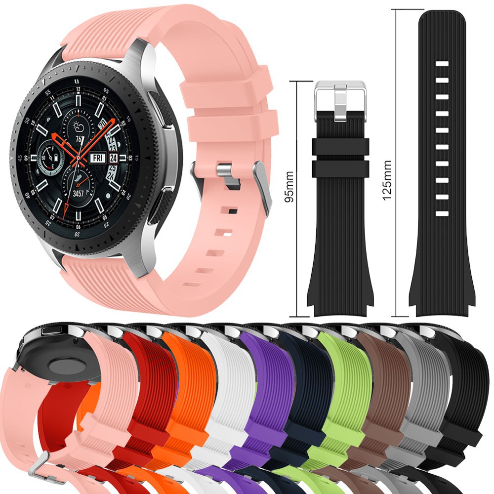 ภาพหน้าปกสินค้าสายนาฬิกาข้อมือซิลิโคนขนาด 22 มมสำหรับ Samsung Galaxy Watch 46mm/For HUAWEI WATCH GT/GT 2/Garmin Active strap