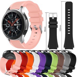 สินค้า สายนาฬิกาข้อมือซิลิโคนขนาด 22 มมสำหรับ Samsung Galaxy Watch 46mm/For HUAWEI WATCH GT/GT 2/Garmin Active strap
