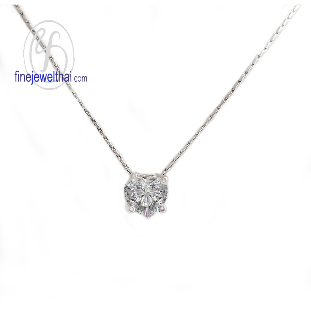 finejewelthai-จี้-เพชร-จี้เพชร-เพชรพรีเมียม-pendant-silver-diamond-cz-p1068cz00e-h