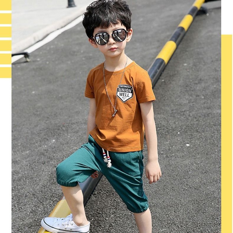 ชุดสูทแขนสั้นเด็กชาย-2021-ฤดูร้อนใหม่เด็กฤดูร้อนเด็กเสื้อผ้าหล่อฤดูร้อนเด็กต่างประเทศฤดูร้อนเสื้อผ้า
