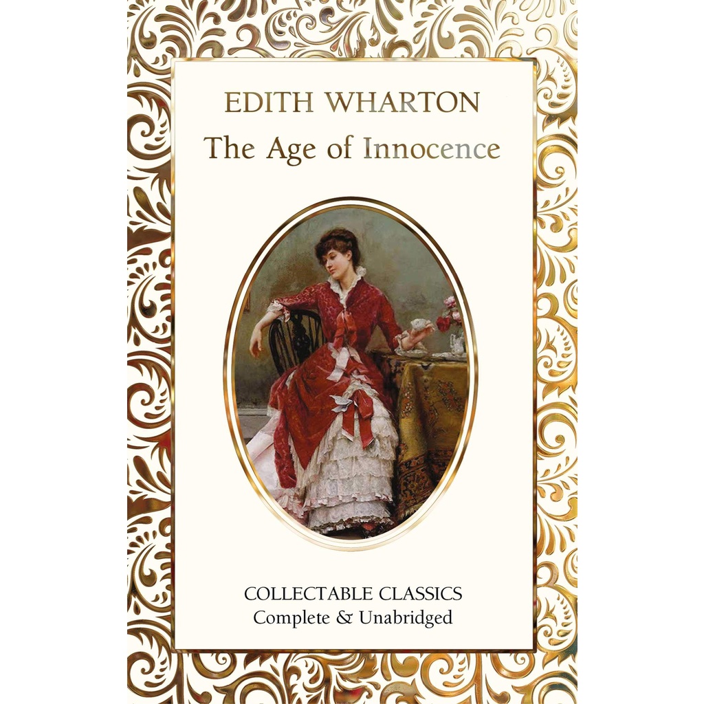 the-age-of-innocence-hardback-flame-tree-collectable-classics-english-by-author-edith-wharton