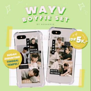 (WV-001) Wayv BOYFIE SET สติกเกอร์สุนทรียศาสตร์ hp sticker kpop custom lucas xiaojun แฟนหนุ่ม