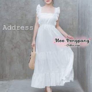 ภาพขนาดย่อของภาพหน้าปกสินค้าเดรสยาวสีขาว ใส่เป็นชุดพรีเว็ดดิ้งได้นะ เดรสยาว Dress จากร้าน rumruay2249 บน Shopee ภาพที่ 2
