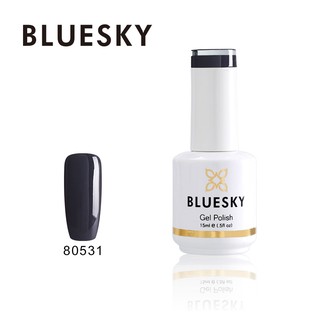 สีเจล Bluesky gel polish สีเทาเข้ม 80531