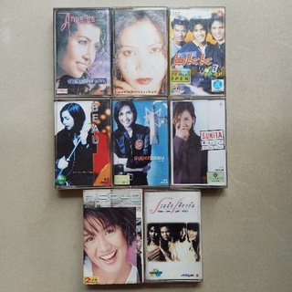 เทปคาสเซ็ทเทปเพลงGMM Grammy โบสุนิตา ,นิโคล, Angelita, Manisa,Bkk work Cassetteคละศิลปิน ( code1126230964 )