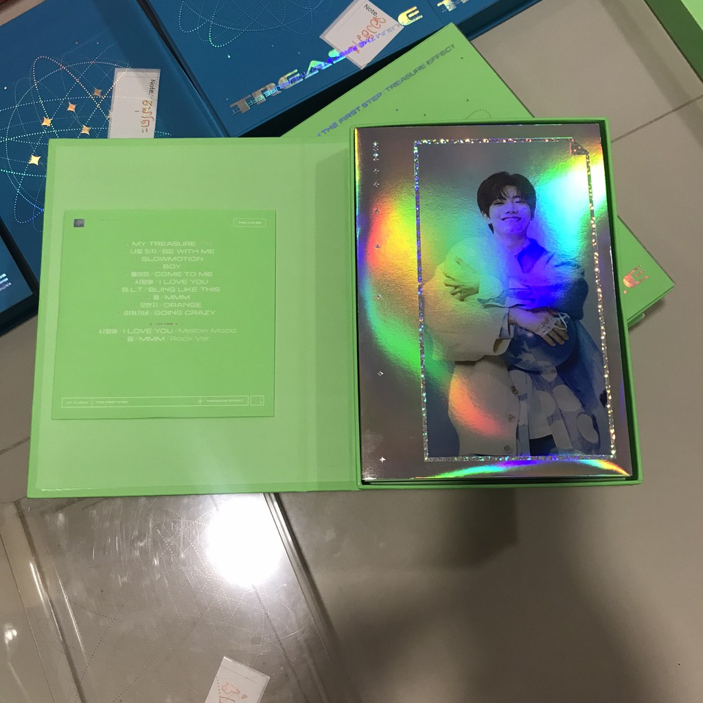 พร้อมส่ง บั้มเปล่า Green Ver. TREASURE 1ST ALBUM [ THE FIRST STEP ...