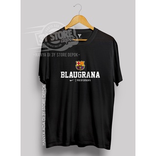 เสื้อยืดโอเวอร์ไซส์เสื้อยืด Barcelona BLAUGRANA Combed 30s - 3Y สําหรับผู้ชาย และผู้หญิงS-3XL