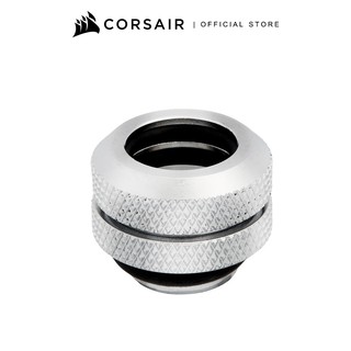 CORSAIR Cooler Hydro X Series XF Hard 12mm OD Fitting Four Pack — Chrome