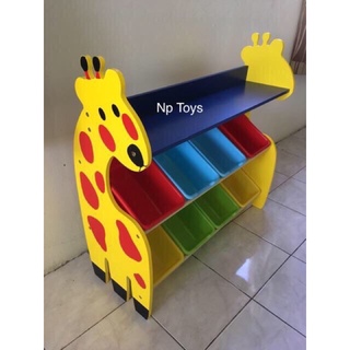 สินค้า 🔥โปรไฟลุก🔥ชั้นวางของ ที่เก็บของเล่นเด็ก ยีราฟ(Giraffe Keeping Toy)