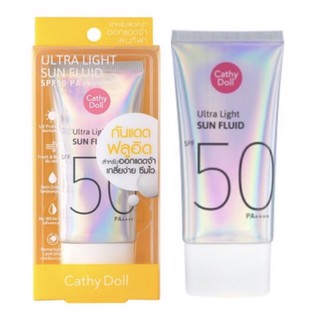 สินค้า Cathy Doll Ultra Light Sun Fluid SPF50 PA++++ ขนาด 40ml