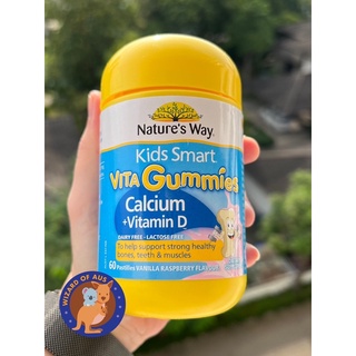 ภาพหน้าปกสินค้าNature’s Way Kids Smart Vita Gummies Calcium + Vitamin D 60s ✅แท้จากออสเตรเลีย✅ วิตามินกัมมี่เด็ก แคลเซียม วิตามินดี ที่เกี่ยวข้อง