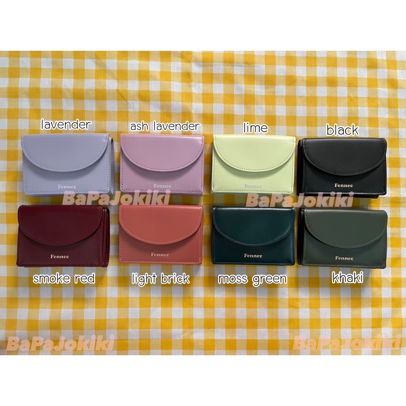 พร้อมส่ง-fennec-halfmoon-mini-wallet-กระเป๋าตัง-crinkle-นำเข้าจากเกาหลี