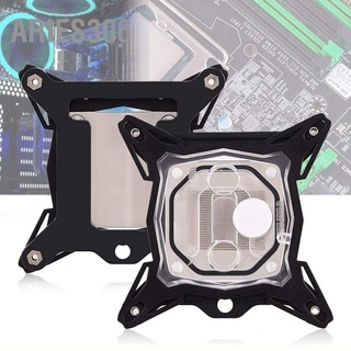 Aries306 Universal 0.3mm Mini Computer CPU Cooling Water Block Cooler Kit Red Copper Base for Intel