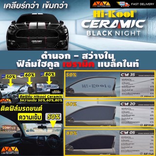 ภาพหน้าปกสินค้าฟิล์มเซรามิคHikool ceramic(สำหรับนำไปติดตั้งเอง) ซึ่งคุณอาจชอบราคาและรีวิวของสินค้านี้