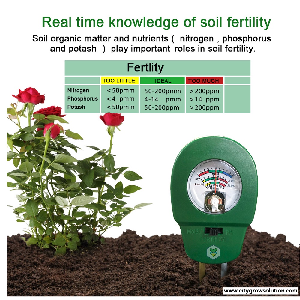 เครื่องวัดดิน-วัดค่าปุ๋ย-วัดความชื้น-3in1-soil-ph-meter-เครื่องวัดคุณภาพดิน-fertility-ph-moist-npk-meter