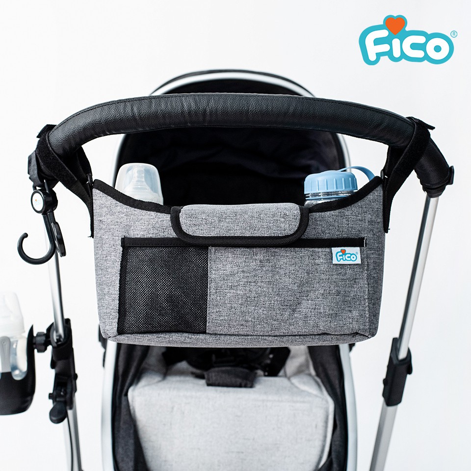 fico-อุปกรณ์เสริมสำหรับรถเข็นเด็ก-กระเป๋าที่แขวนรถเข็น-รุ่น-tcs01-stroller-acce-combo01