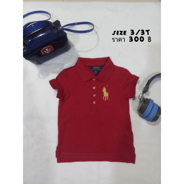Polo Ralph Lauren ของแท้ 100 size 3/3T สำหรับเด็ก Shopee Thailand