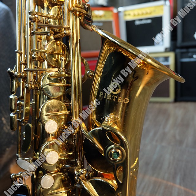 แซกโซโฟน-eb-อัลโตแซ็ก-saxophone-alto-eb-pietro-รุ่น-s-100a-overspeed-พร้อมกล่องบุกำมะหยี่และอุปกรณ์ครบชุด
