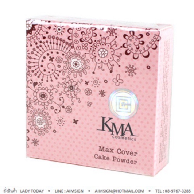 ภาพหน้าปกสินค้าแป้งพัฟ Kma max cover cake powder จากร้าน m.mbeauty บน Shopee