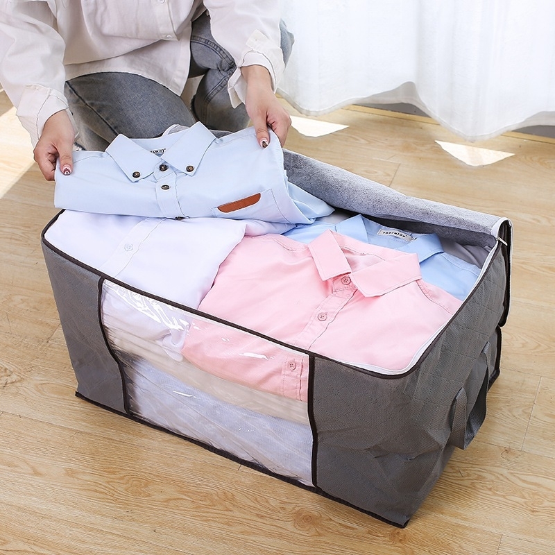 กล่องเก็บเสื้อผ้า-กล่องเก็บของ-กล่องผ้าลินิน-กล่องผ้าพับได้-กล่องเก็บของอเนกประสงค์-กล่องใส่ของ