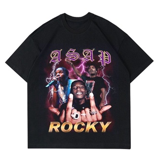 เสื้อยืดโอเวอร์ไซส์เสื้อยืด ลาย Rocky Smoke RAPPER | Rocky RAPPER เสื้อสูบบุหรี่ | เสื้อยืด ขนาดใหญ่ สําหรับผู้ชายS-4XL