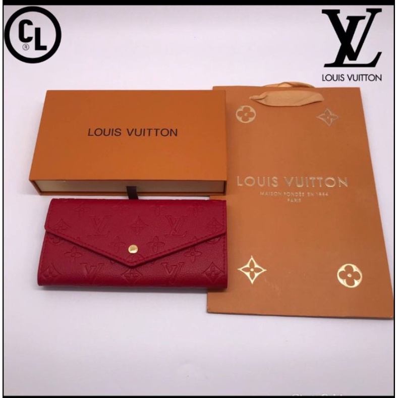 กระเป๋าสตางค์ใบยาว-สไตล์หลุยส์-louis-vuitton-หลุยส์เกรดพรีเมี่ยม-กระเป๋าสตางค์แบบพับ-พร้อมกล่องแบรนด์