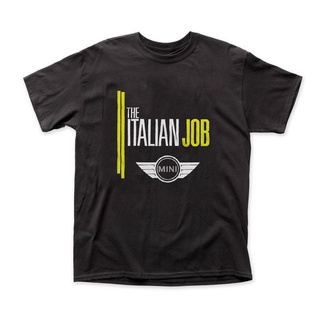 เสื้อยืด ผ้าฝ้าย 100% พิมพ์ลายภาพยนตร์ The Italian Job Mi-Ni Coo-Per Clasic แฟชั่นฤดูร้อน สําหรับผู้ชายS-5XL