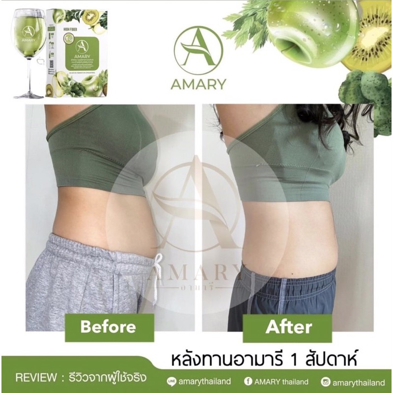 ลองดื่ม-1-ซอง-amary-fiber-ดีท็อคลดพุง-ลีนไขมันหน้าท้อง