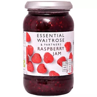 สินค้า Essential waitrose raspberry jam แยมราสเบอรี่ ขนาด 454g จากอังกฤษ