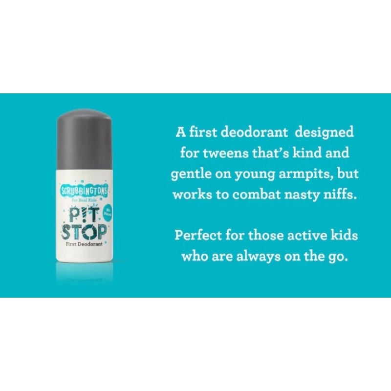 pre-order-โรลออนระงับกลิ่นกายสำหรับเด็ก-scrubbingtons-for-real-kids-first-deodorant-pit-stop