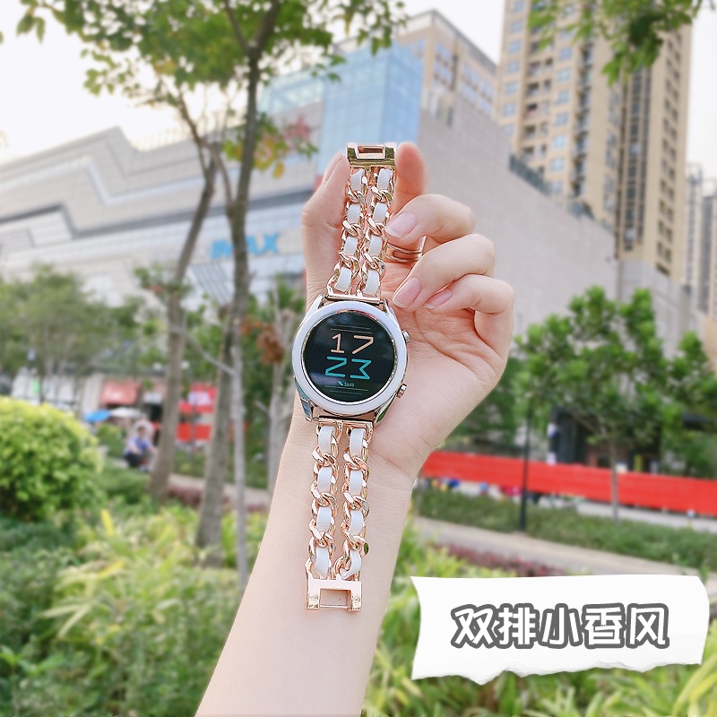 สายนาฬิกาข้อมือ-สายหนัง-หรูหรา-สําหรับ-imilab-w11-smart-watch-band