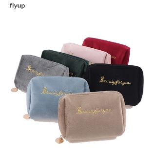 Flyup กระเป๋าเครื่องสําอาง ผ้ากํามะหยี่ สําหรับใส่ลิปสติก เหมาะกับการพกพาเดินทาง