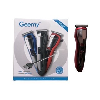 ปัตตาเลี่ยนตัดผมไร้สาย Geemy รุ่น GM-6258 ตัดแต่งลวยลายสวยงาน เล็กกระทัดรัดเหมาะแก่การกรร