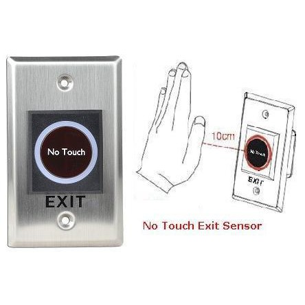 ปุ่มกด ไม่ต้องสัมผัส No Touch Switch ประตูอัตโนมัติ ประตูออโต้ ออโต้ดอ ...