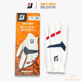 Bridgestone Soft Grip Glove WH (GLG24) ถุงมือกอล์ฟผู้ชาย ขนาด 22/23/24/25/26 CM.