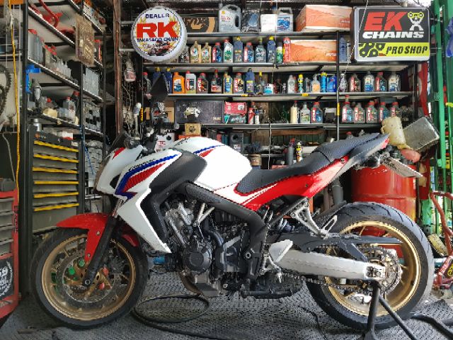 3790-บาท-cbr650-cb650f-cb650r-สเตอร์-โซ่-x-ring-ดำหมุดทอง