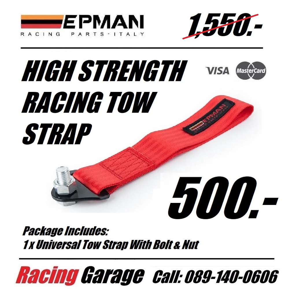 TOW STRAP With Bolt & Nut Shopee Thailand