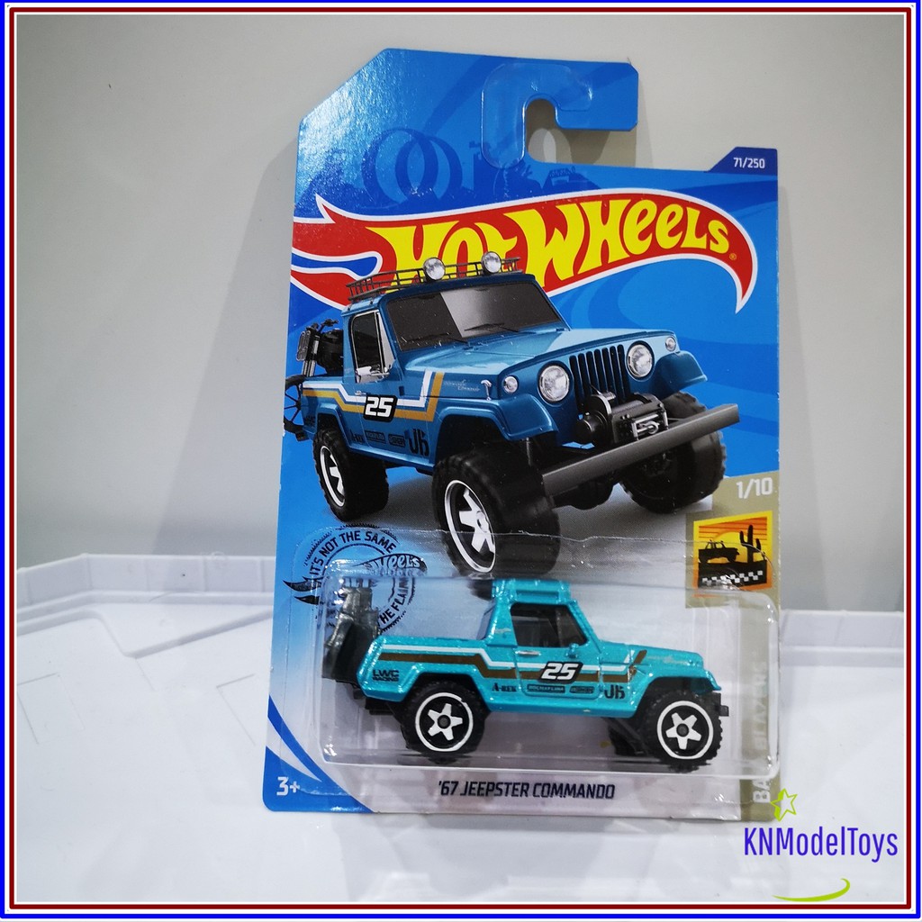 รถเหล็ก-hotwheels-67-jeepster-commando-สีฟ้า-รถของเล่น-รถโมเดลสะสม